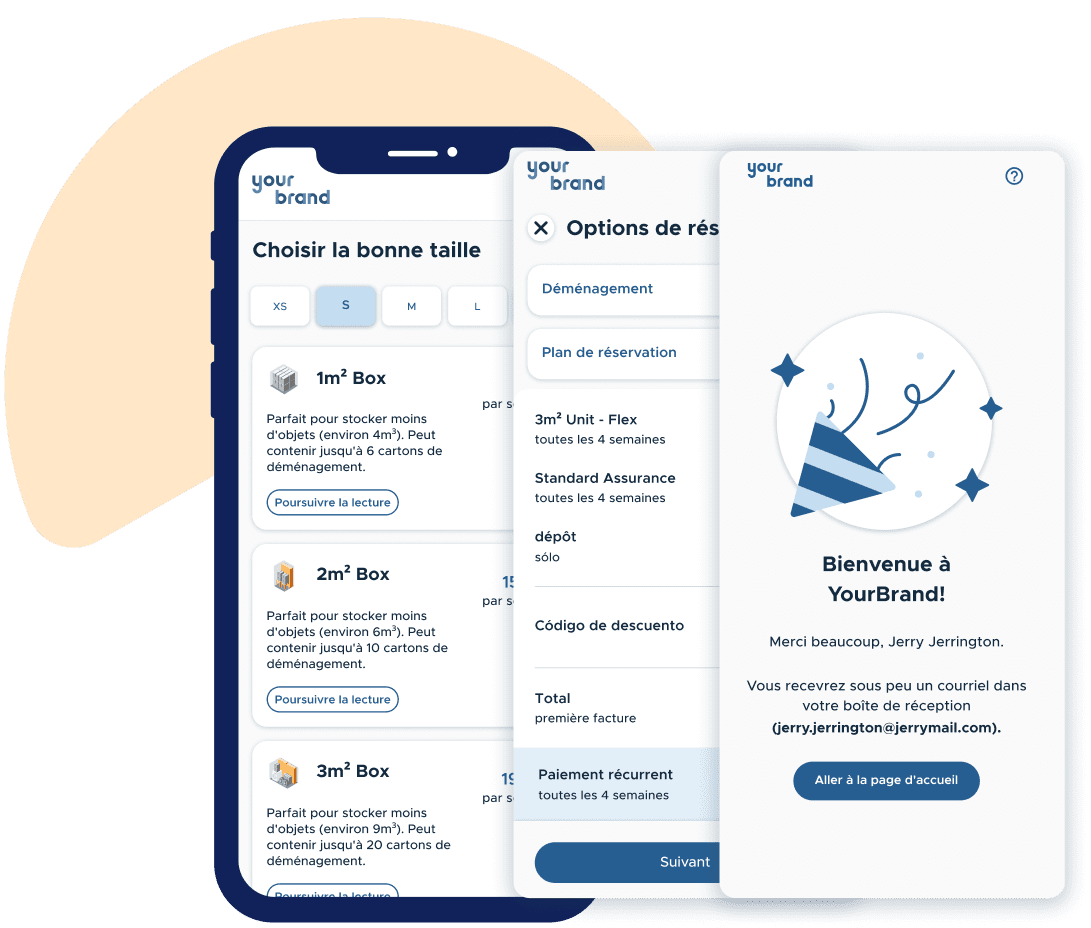 Screenshots of the Kinnovis software in French
